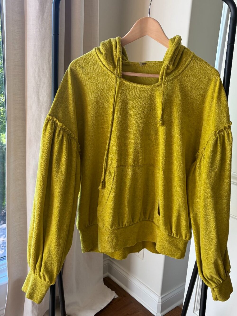 Free People Yellow/Gold Sweatshirt Size XS